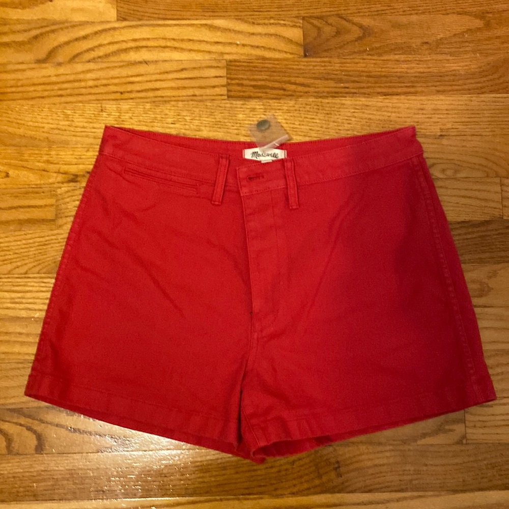 Madewell Emmett shorts size 31 red